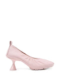 Camper Right Left sculptural-heel leather pumps