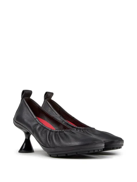 Camper Right Left leather pumps