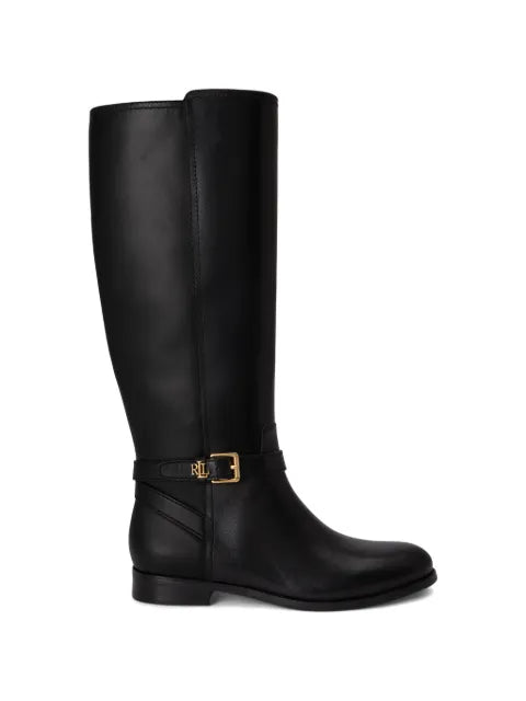 Lauren Ralph Lauren Brooke buckled leather boots