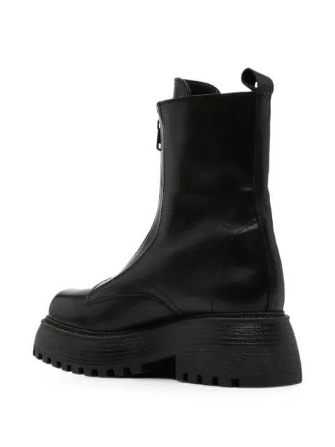 SERGIO MORETTI FIRENZE zip-front chunky-sole boots