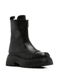 SERGIO MORETTI FIRENZE zip-front chunky-sole boots