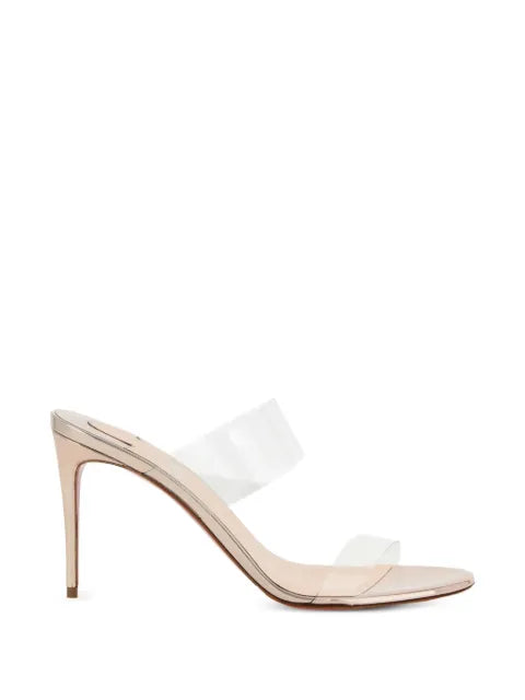 Christian Louboutin Just Nothing 85 mm mules - tpu and laminated leather