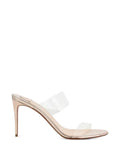 Christian Louboutin Just Nothing 85 mm mules - tpu and laminated leather