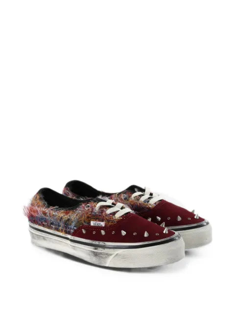 Vans spike-embellished distressed sneakers