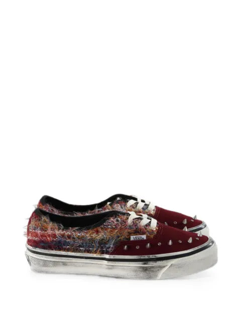 Vans spike-embellished distressed sneakers