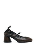 ALOHAS Rhiane leather square-toe pumps