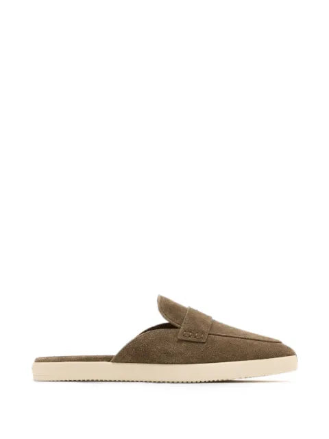 Tory Burch suede slip-on mules
