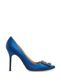 Manolo Blahnik Hangisi crystal-buckle pumps