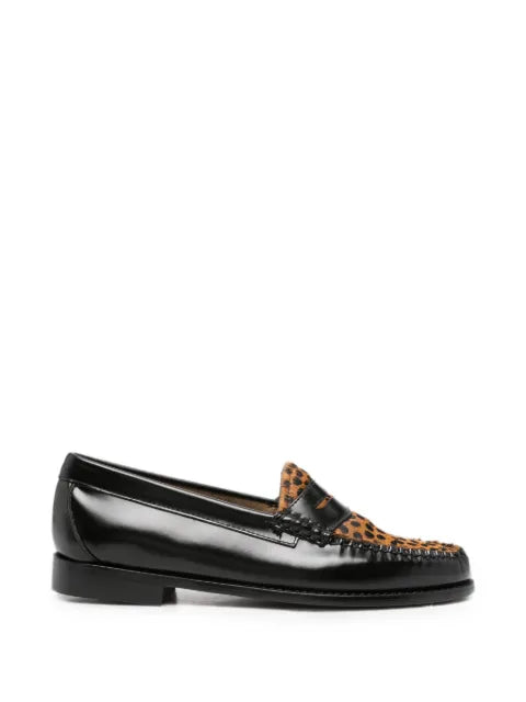 G.H.Bass Weejun leopard-print loafers