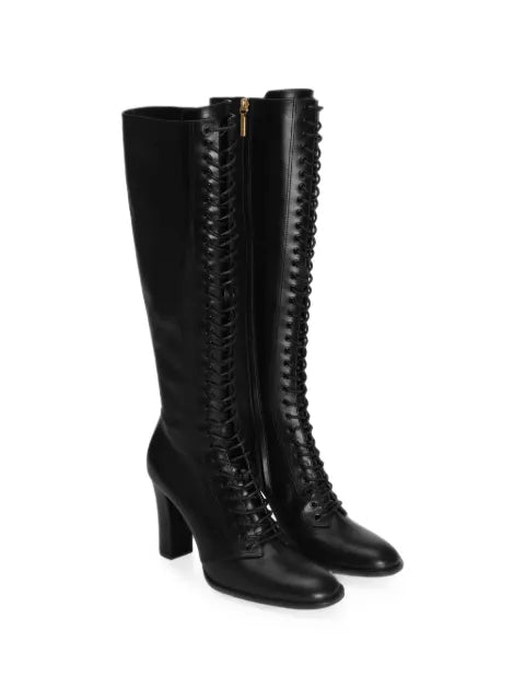 Dolce & Gabbana lace-up calfskin boots