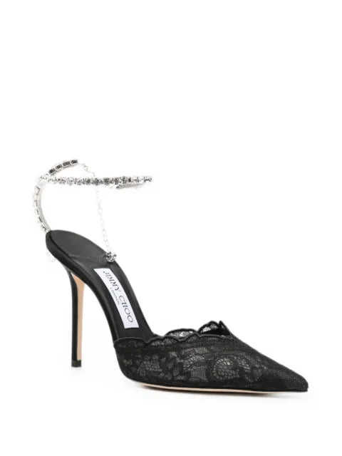 Jimmy Choo Saeda floral lace pumps