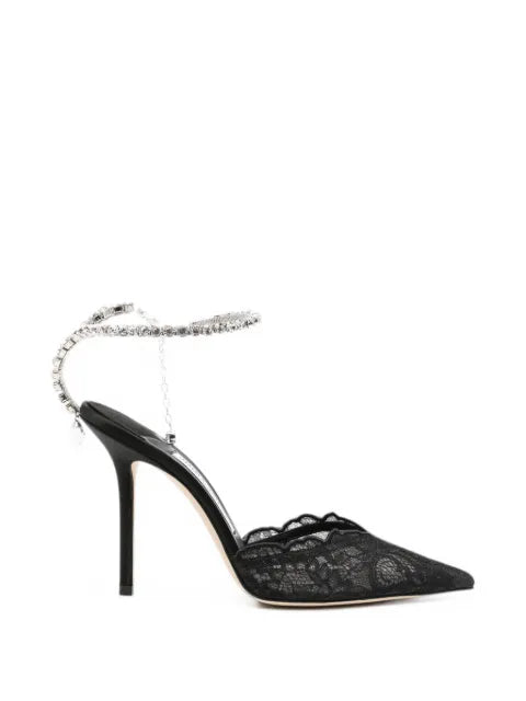 Jimmy Choo Saeda floral lace pumps