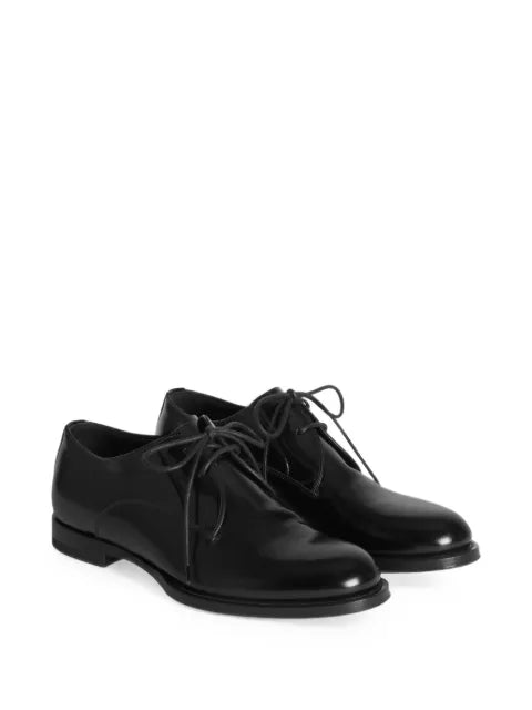 Dolce & Gabbana black calfskin Derby shoes