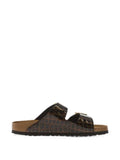 Birkenstock Arizona croc-effect buckle-fastening sandals