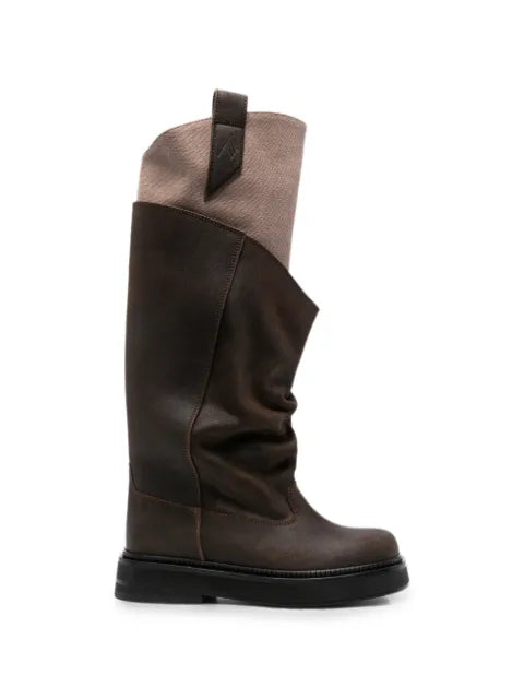 The Attico New Robin Passeggiata slouchy-design combat boots