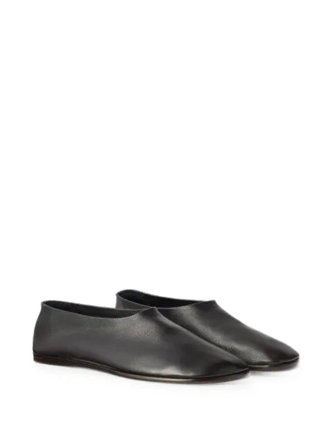 LEMAIRE glove slip-ons in shiny nappa lambskin