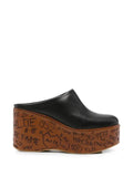 Chloé maxime wedge mules