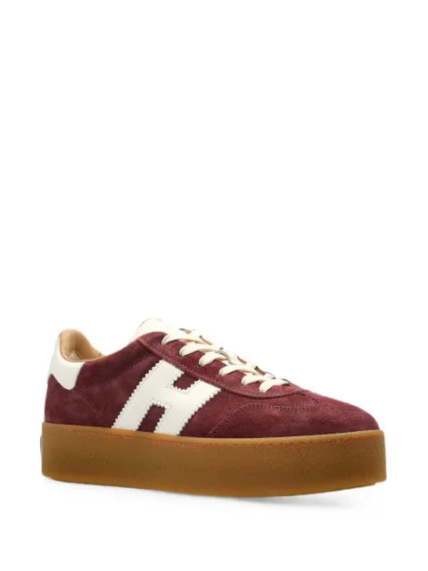 Hogan Cool logo-patch platform sneakers