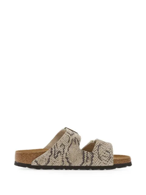 Birkenstock Arizona snake-effect sandals