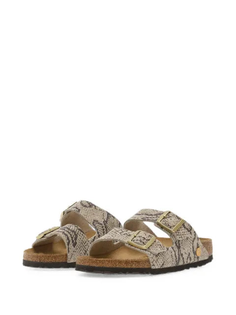 Birkenstock Arizona snake-effect sandals