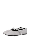 Karl Lagerfeld Karo gemstone Mary Jane flats