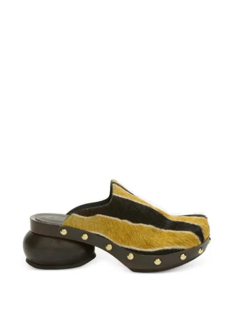 Scholl Pescura Jolene pony-hair clogs