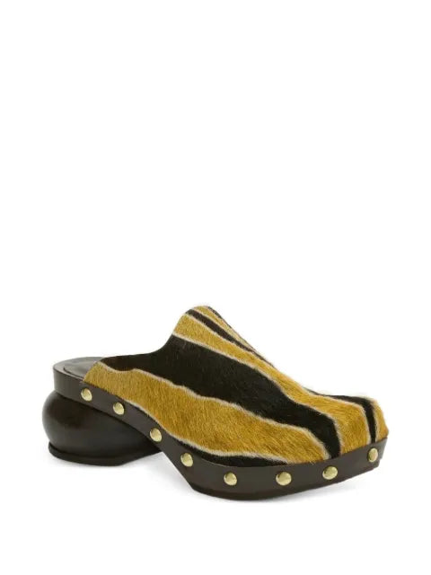 Scholl Pescura Jolene pony-hair clogs