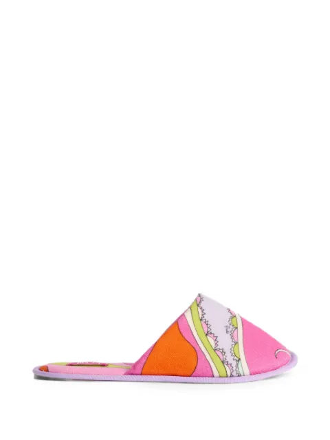 PUCCI Orchidee-print terry slippers