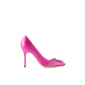 Manolo Blahnik BB 105 Pump - Hot Pink with crystal buckle (Hangisi)