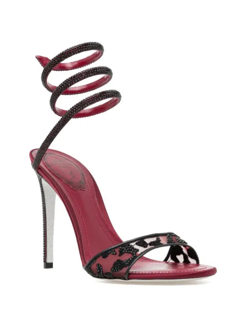 René Caovilla Allura crystal-embellished sandals