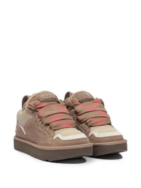 UGG Lowmel suede-panelled chunky low-top sneakers