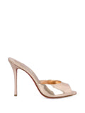 Christian Louboutin Me Dolly 100 mm mules in shiny laminated leather