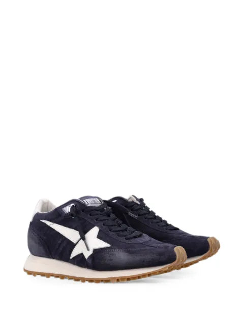 Golden Goose Marathon in suede with leather star and heel tab sneakers