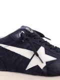 Golden Goose Marathon in suede with leather star and heel tab sneakers
