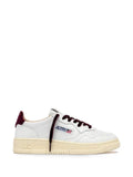 Autry velvet-trim leather sneakers