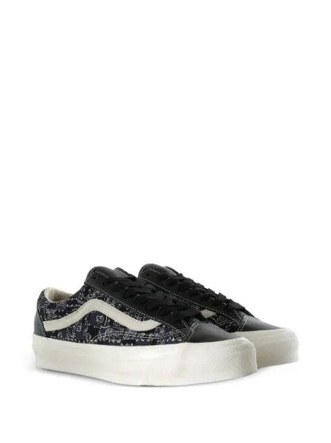 Vans Old Skool 36 paisley-print leather sneakers