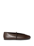 Miu Miu logo-embossed ballet flats