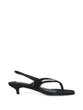 TOTEME crochet-appliqué thong sandals