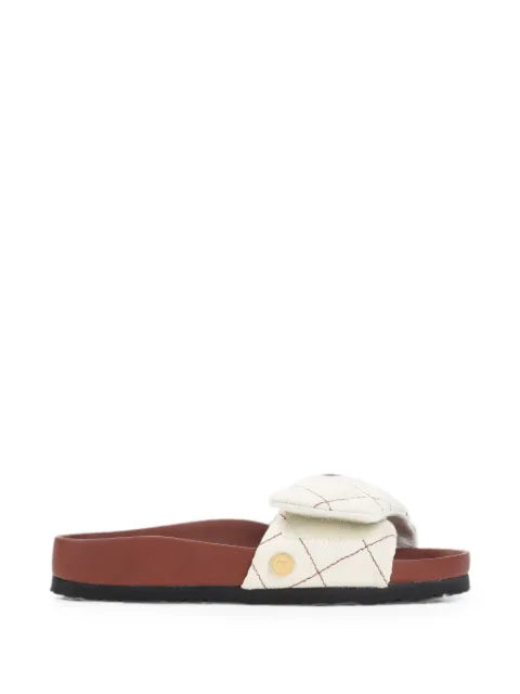 Birkenstock quilted canvas sandals
