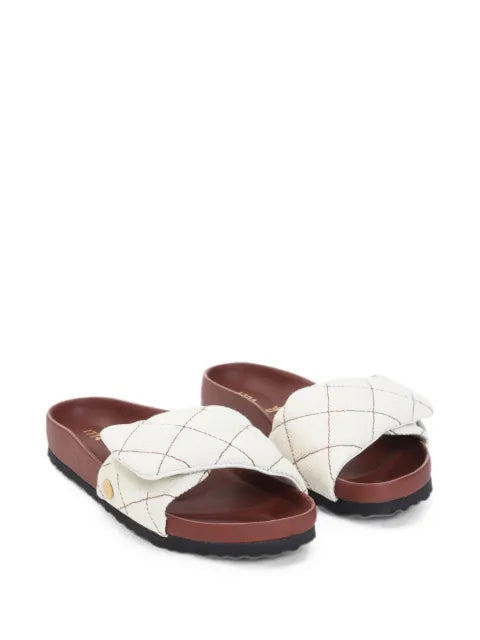 Birkenstock quilted canvas sandals