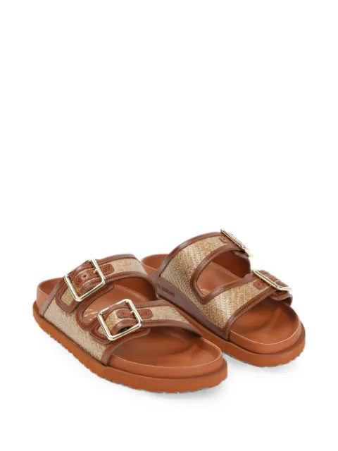 Birkenstock 1774 Arizona raffia sandals