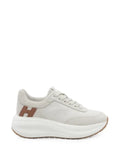 Hogan logo-patch platform sneakers