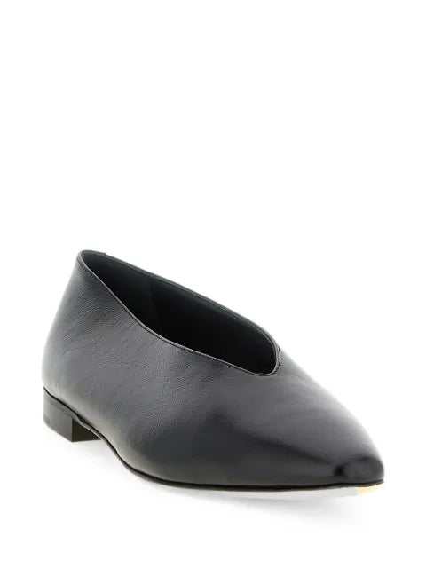 Jimmy Choo Margot pointed-toe leather ballet flats