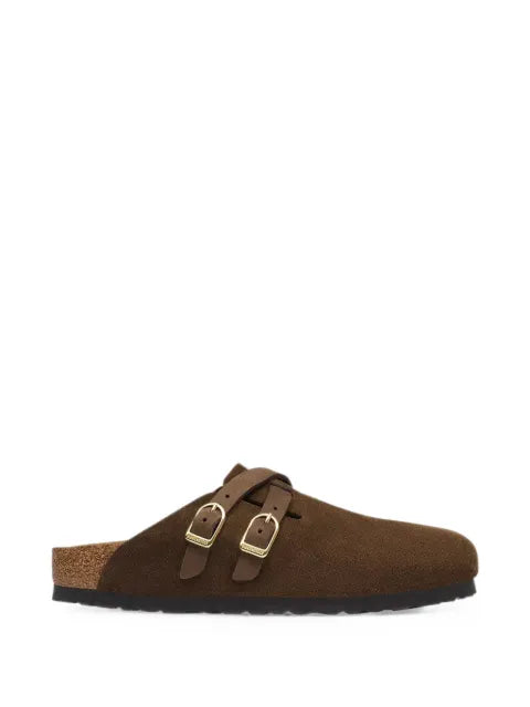 Birkenstock Blair buckle-fastening suede mules