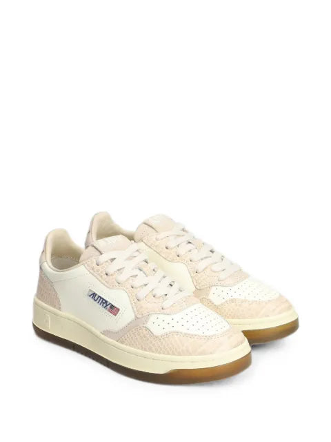 Autry Medalist crocodile-effect sneakers