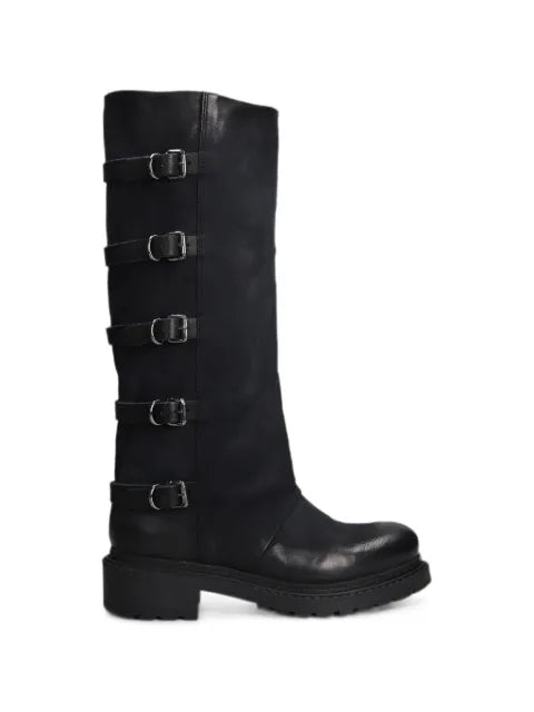 Metisse buckle-detail nubuck boots