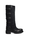 Metisse buckle-detail nubuck boots