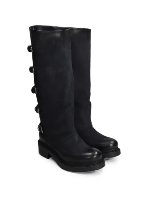 Metisse buckle-detail nubuck boots