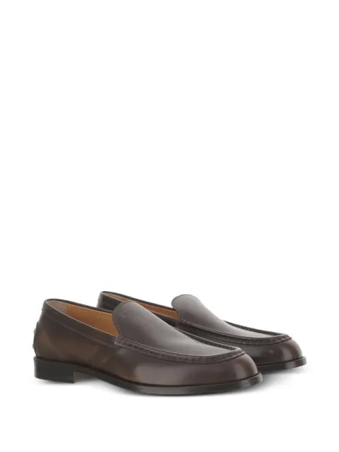 Tod's metal dots loafers in leather