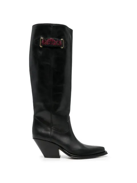 Chloé Azelan embroidered boots